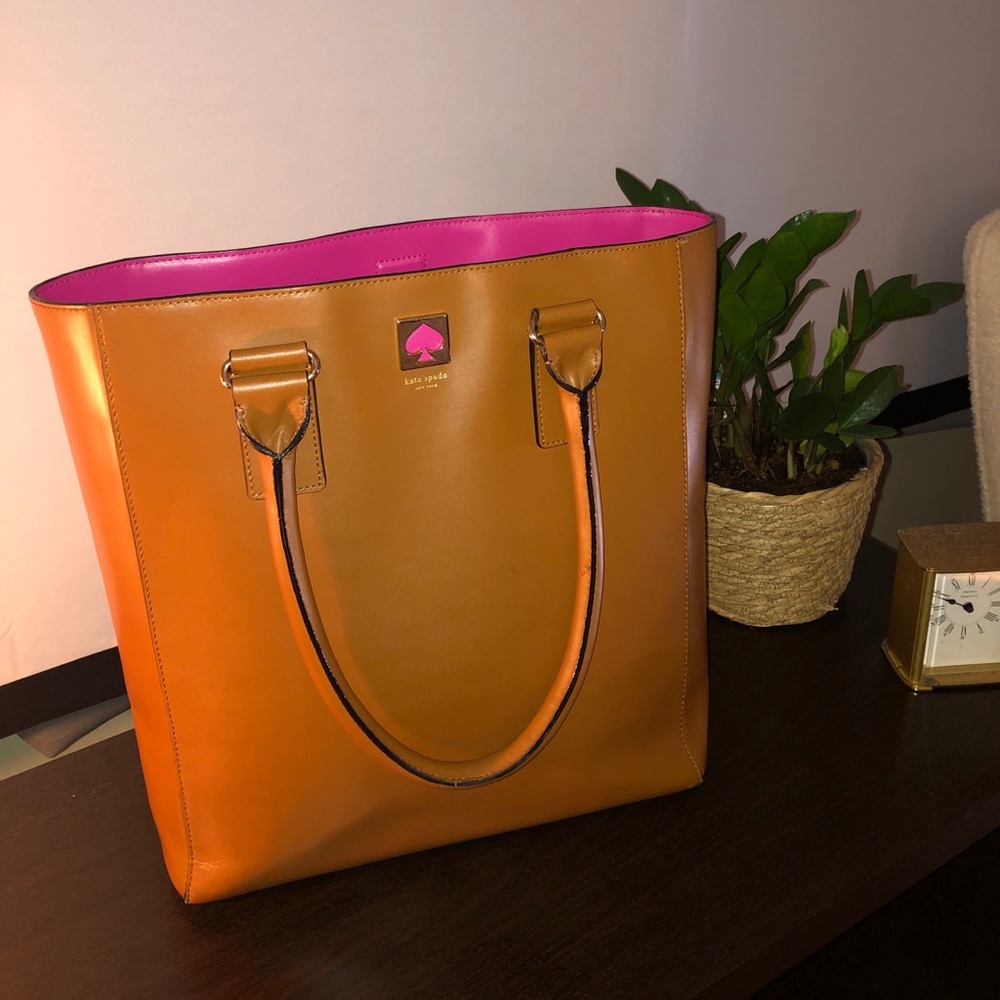 Kate Spade Tan Leather Tote